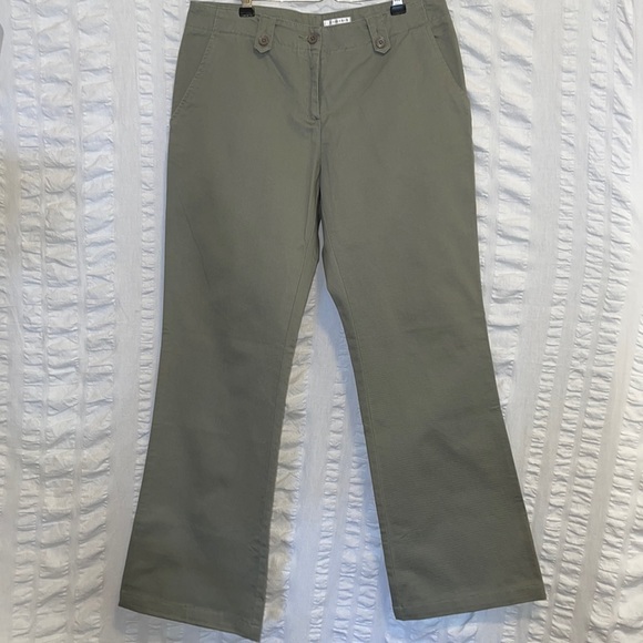 Halogen Pants - Halogen Boot Cut Green Khaki Pants